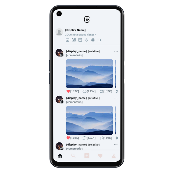 FlutterFlow Template Updated Instagram Threads App.